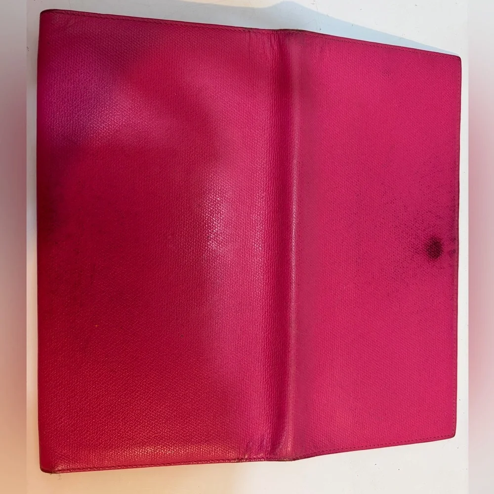 Smythson of Bond Street Panama Leather Marshall Travel Wallet - Picture 11 of 13